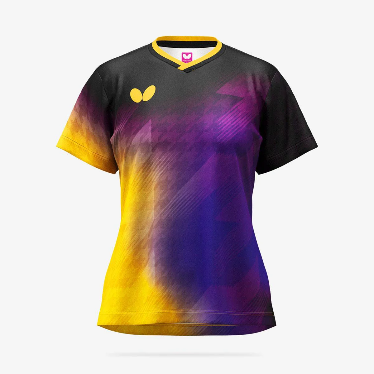 Butterfly Lady Shirt - Selasia Purple/Yellow
