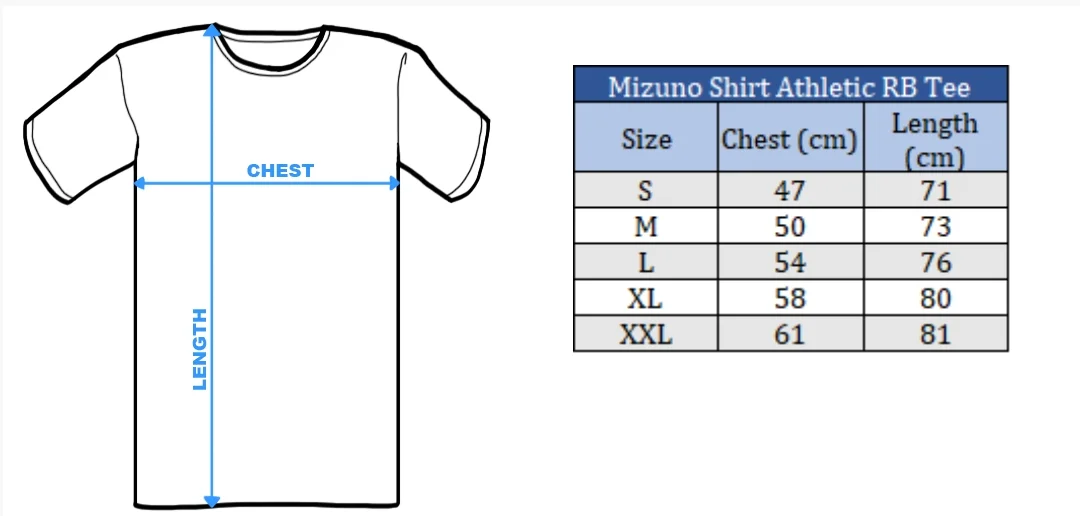 Mizuno T-shirt Athletic RB Tee tidepool - Image 3