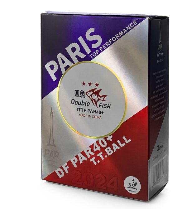 Double Fish PAR40+  ITTF 6 Balls for Paris